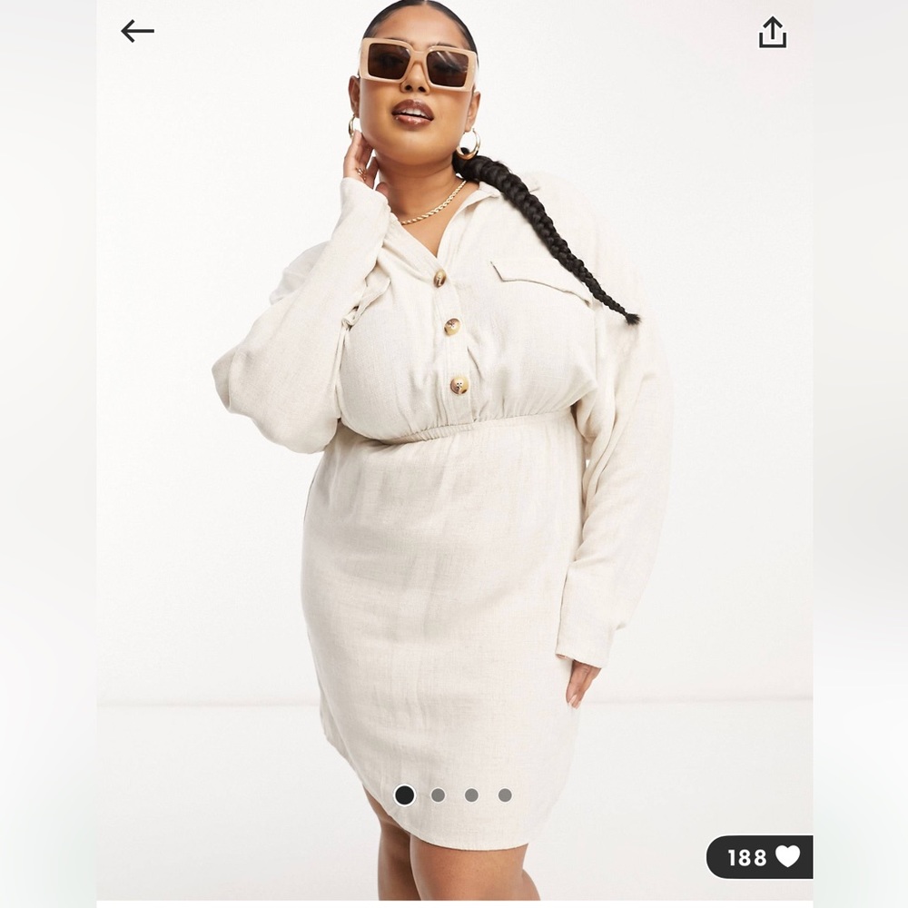 NWTs ASOS linen dress